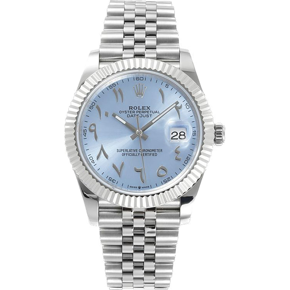 Rolex Datejust ll 26 (41mm) 126334 Arabic Jubilee band / Blauw Blue Replica