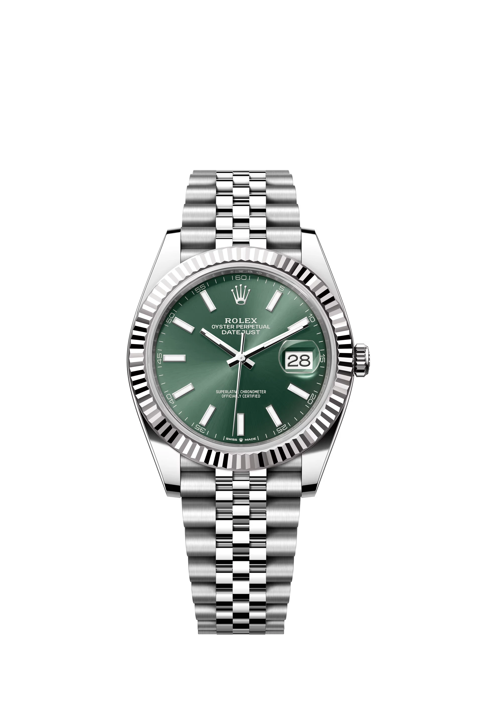 Rolex Datejust 126300 Dial Jubilee Groen Replica (41mm) Green