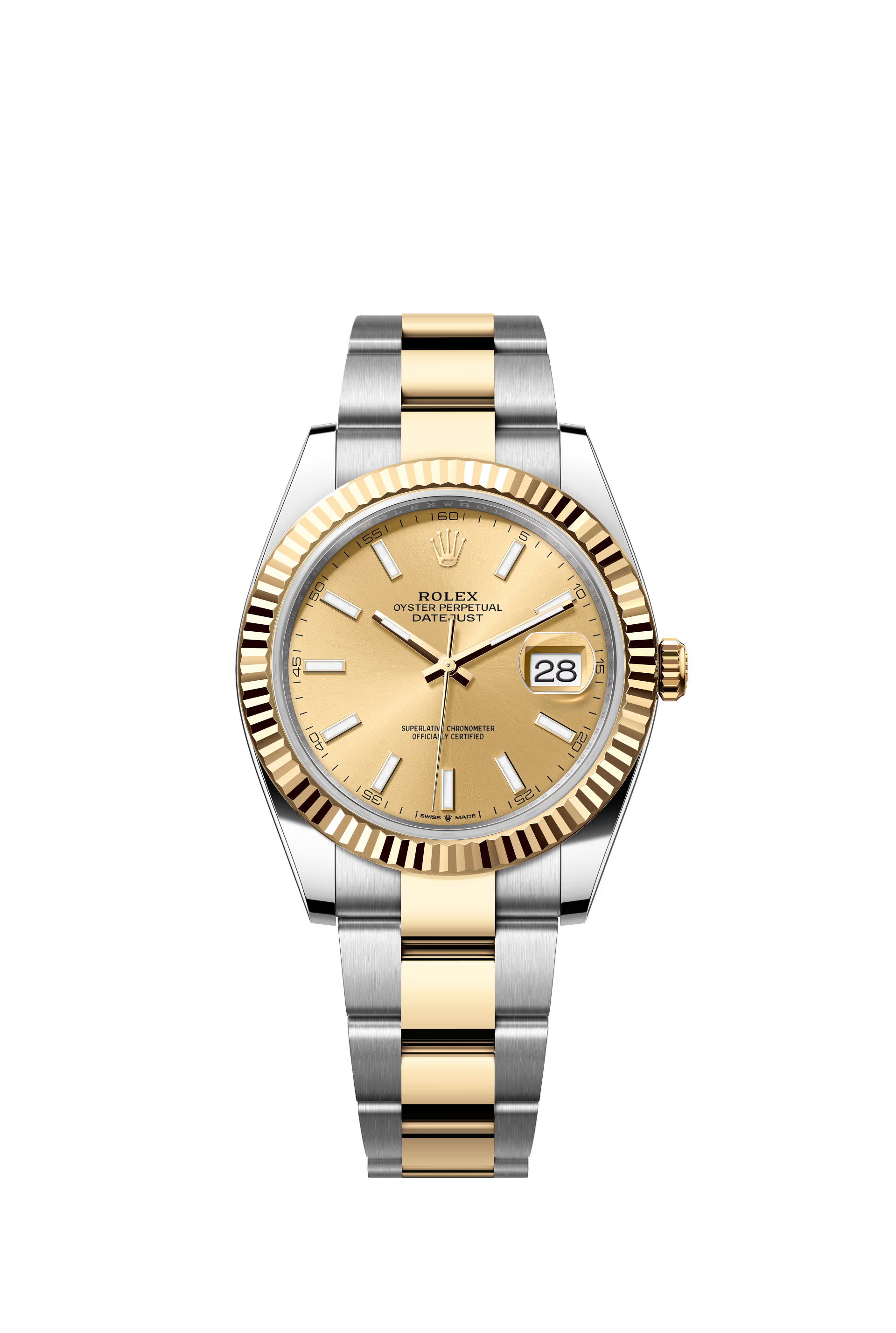 Heren Rolex Datejust 41mm  126303  (Goud) Gold Replica