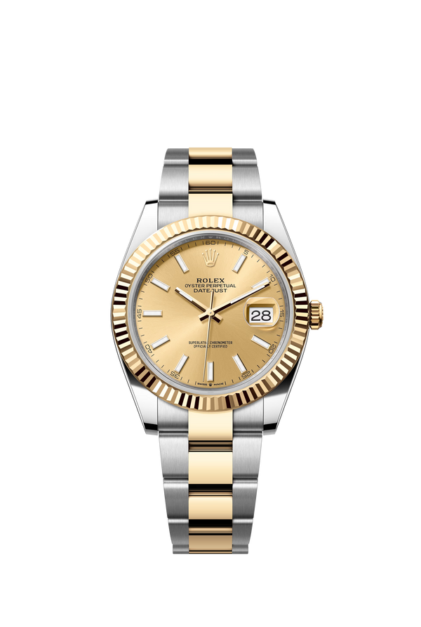 Heren Rolex Datejust 41mm  126303  (Goud) Gold Replica