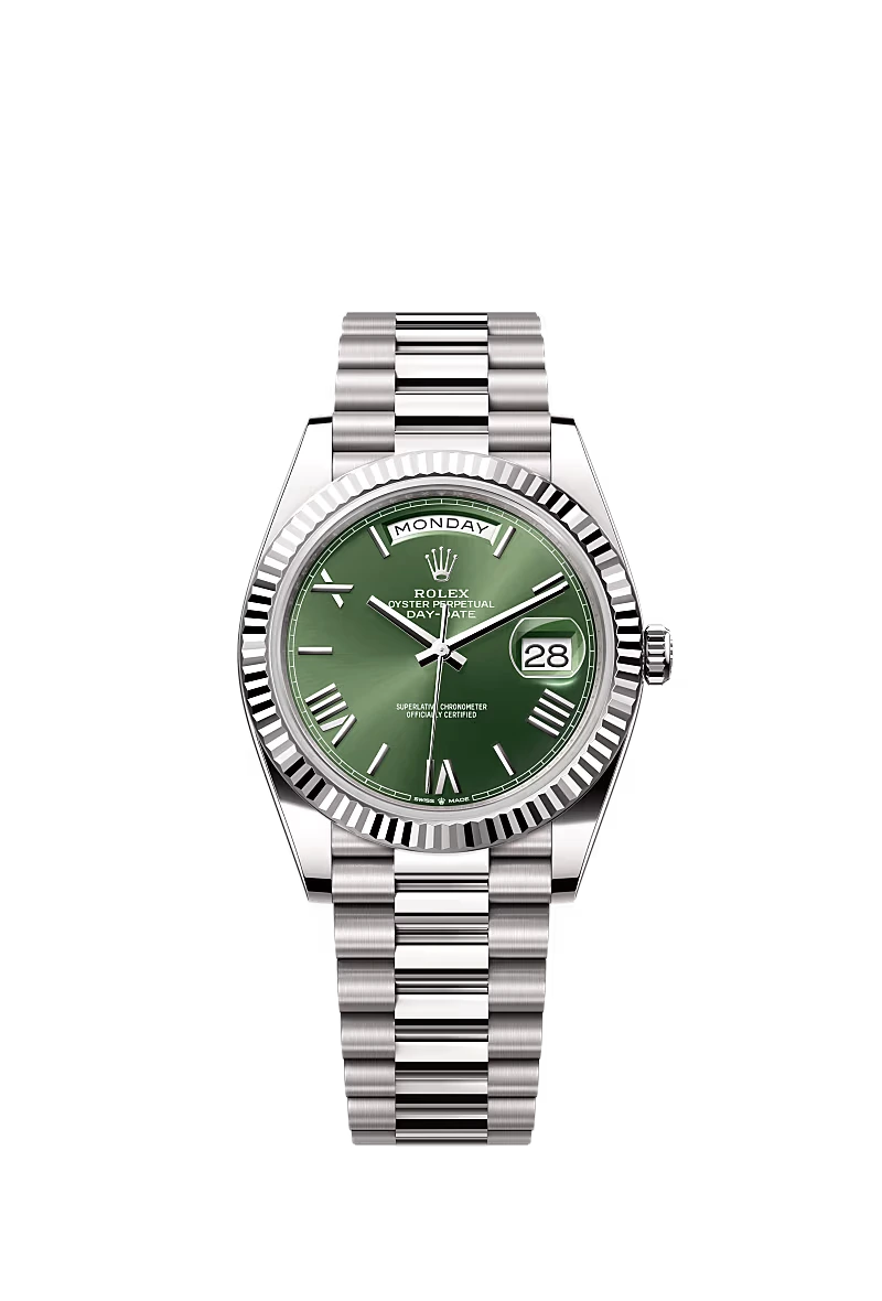 Rolex Day-Date ll (40mm) President 228206 Romans Groen Replica