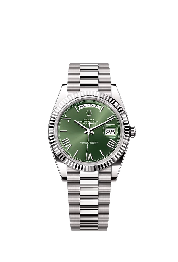 Rolex Day-Date ll (40mm) President 228206 Romans Groen Replica