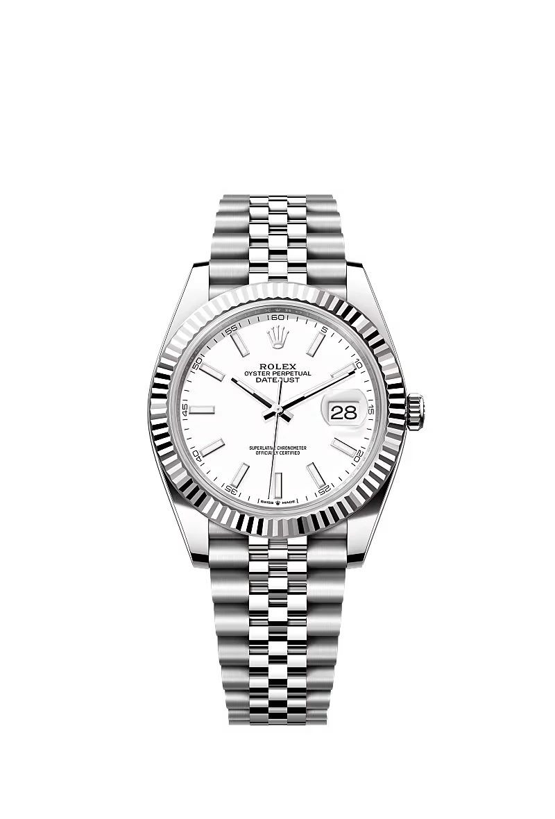 Heren Rolex Datejust ll 53 (41mm) (Jubilee band) 126334 Silver Replica