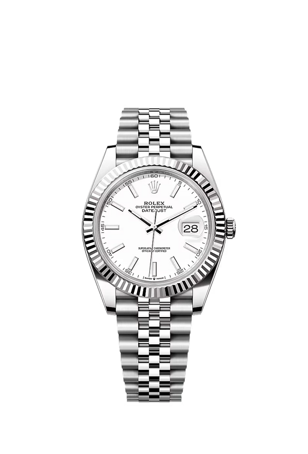 Heren Rolex Datejust ll 53 (41mm) (Jubilee band) 126334 Silver Replica