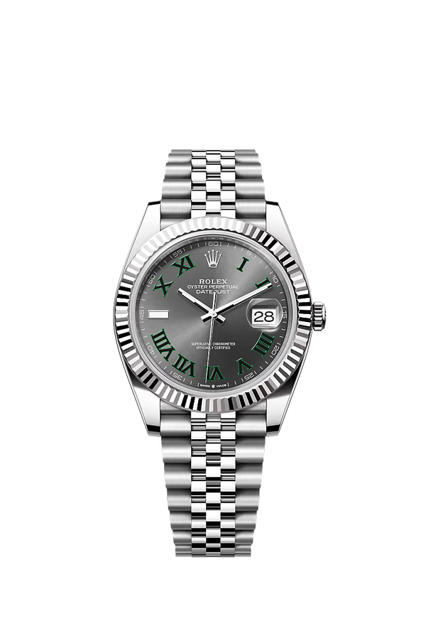 Heren Rolex Datejust (41mm) 126300 Jubilee band / Wimbledon / Replica