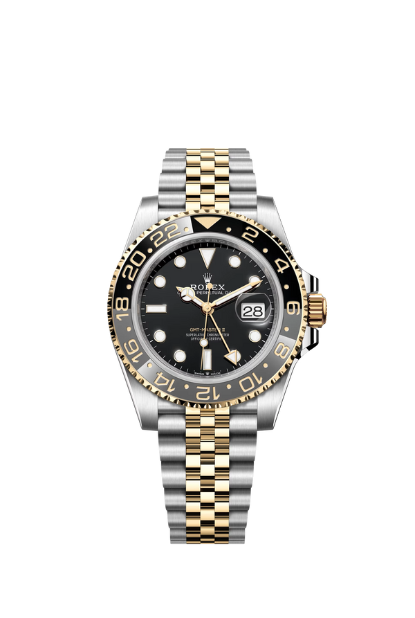 Replica Rolex GMT-Master II Heren Jubilee Horloge (40mm) Goud 126713GRNR