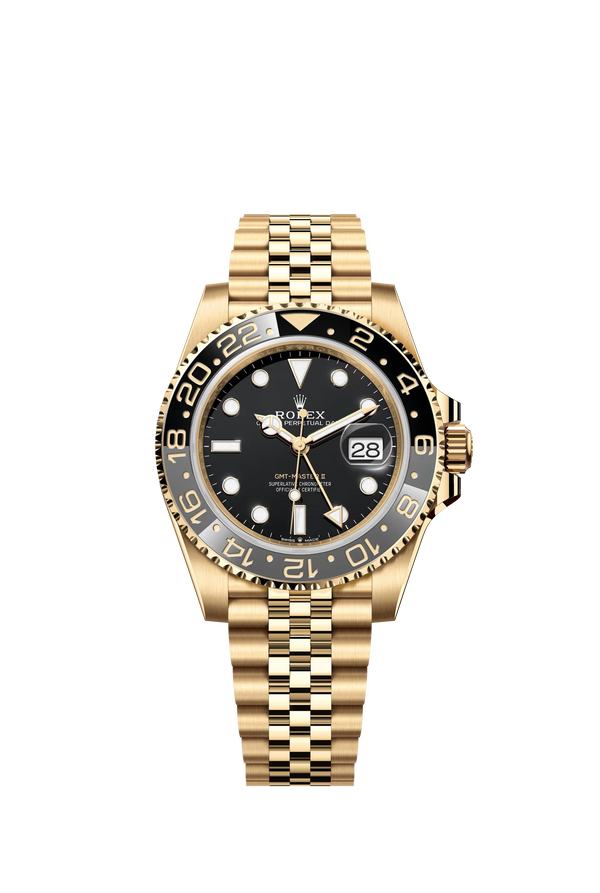 Replica Rolex GMT-Master II Heren Jubilee Horloge (40mm) Goud 126713GRNR