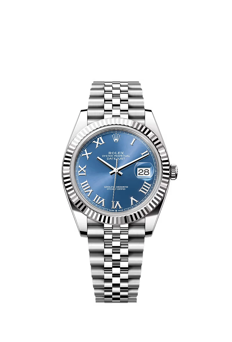 Heren Rolex Datejust ll 17/5 (41mm) (Jubilee band) 126334 Blue Romans Replica