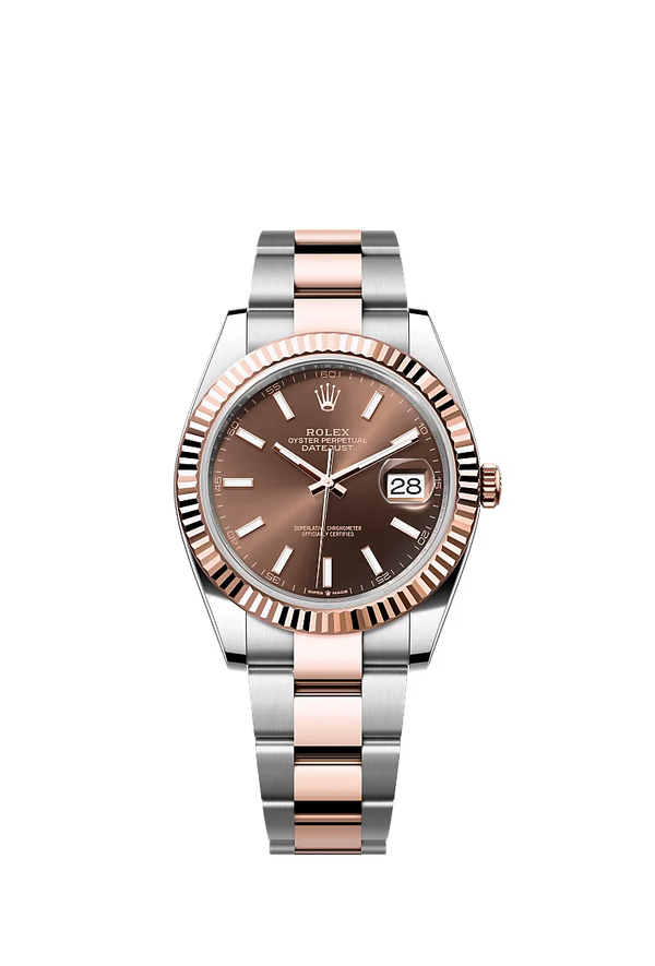 Heren Rolex Datejust 50 (41mm) (Oyster band) Chocolate 126331 Replica