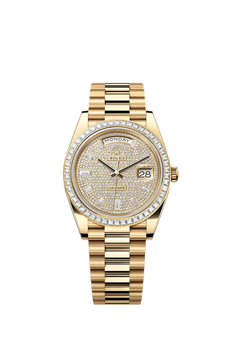 Rolex Day-Date ll (40mm) President 228206 Diamanten Replica Stenen