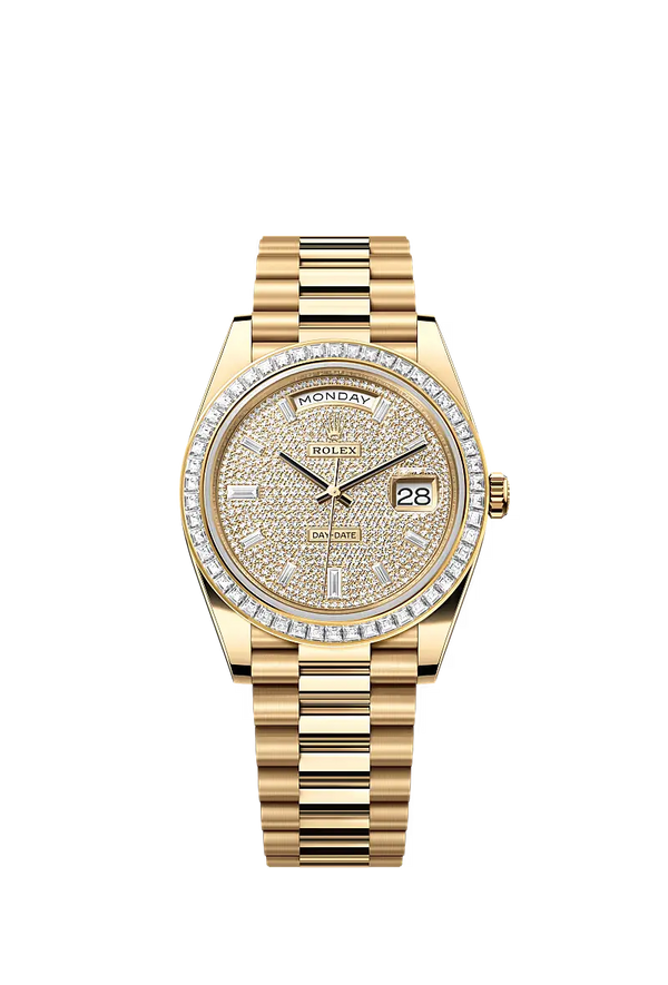 Rolex Day-Date ll (40mm) President 228206 Diamanten Replica Stenen