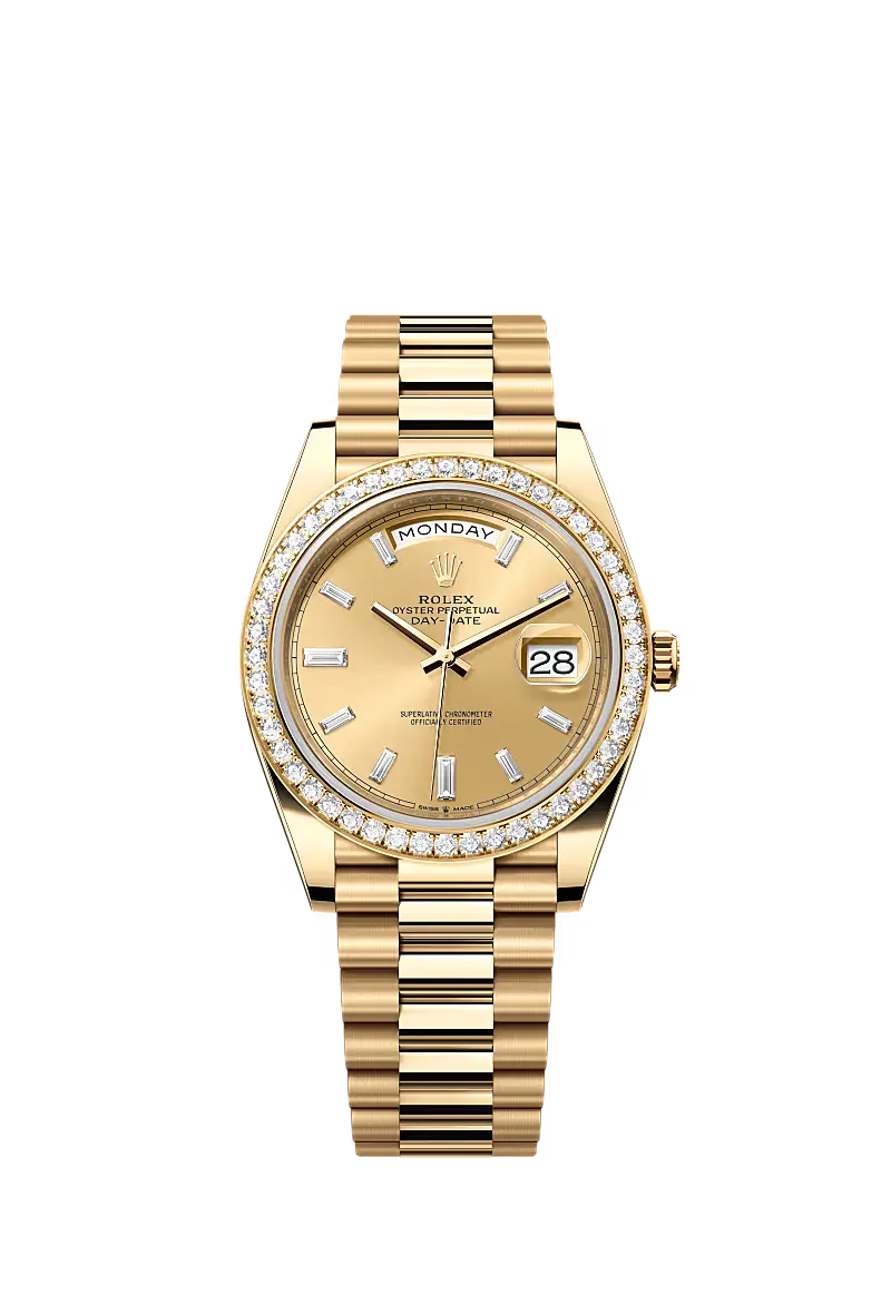 Rolex Day-Date  (40mm) President 228206 Diamanten Replica Stenen