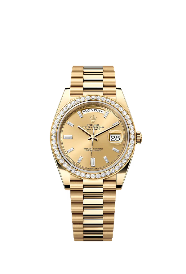 Rolex Day-Date  (40mm) President 228206 Diamanten Replica Stenen