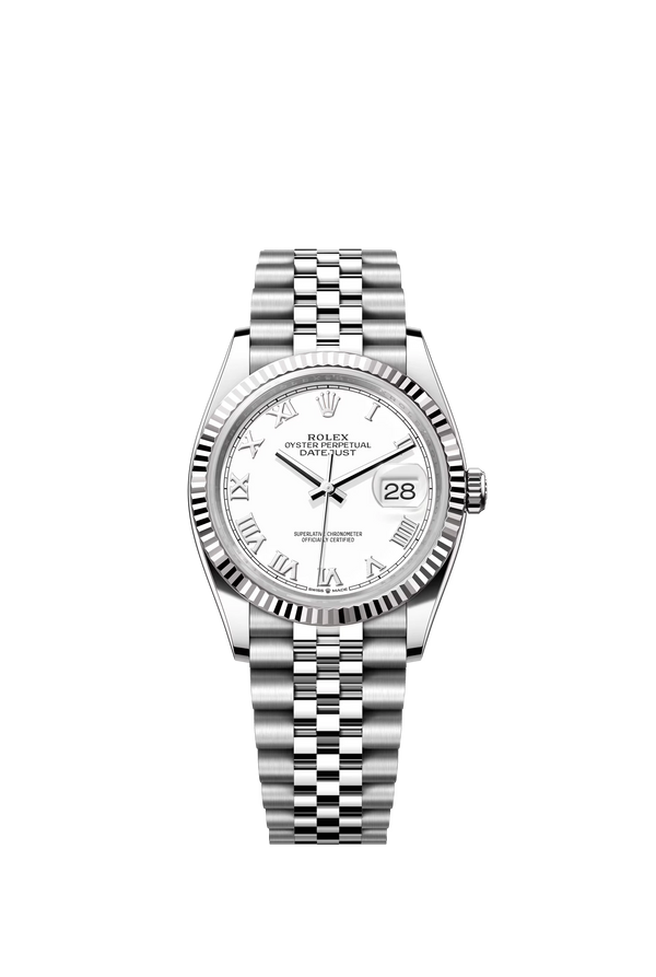 Mannen Rolex Datejust ll 15 (41mm) 126334 Oyster band White dial Replica